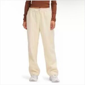 NWT Backcountry Goat Fleece/Sherpa Joggers Cream Sandpiper Women’s Size Medium